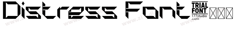 Distress Font字体转换
